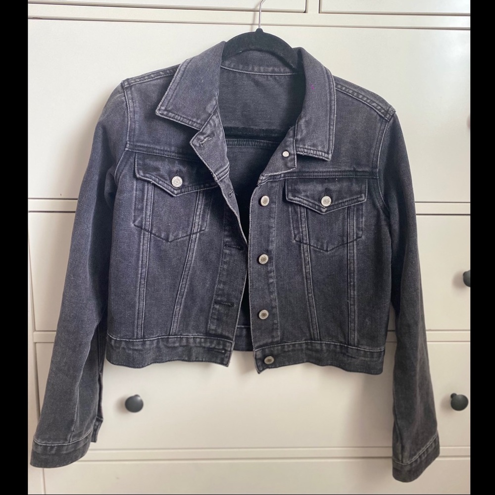 🖤 BRANDY MELVILLE JOHN GALT BLACK JEAN JACKET 🖤